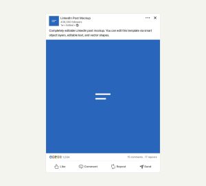 LinkedIn Post Mockup 2023