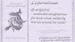 L’Internationale Font › Fontesk
