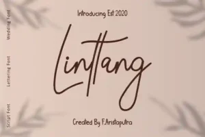 Linttang Handwritten Font