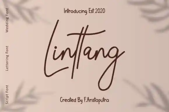 Linttang Handwritten Font