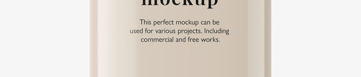 Lip balm tube mockup