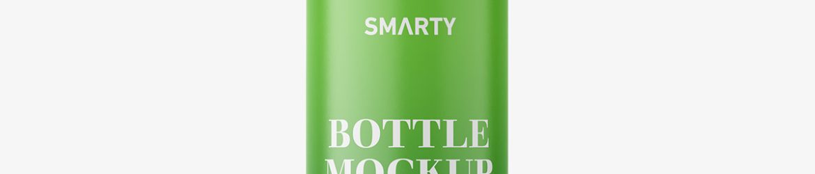 Lip balm tube mockup / glossy