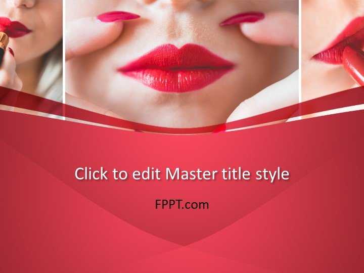 Lips PowerPoint Template