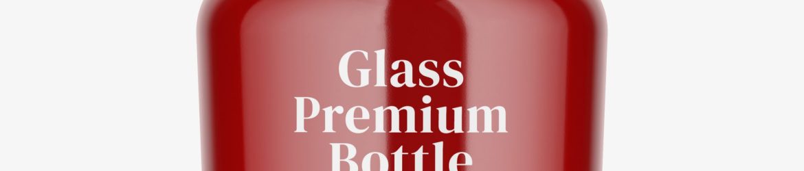 Liqour bottle mockup
