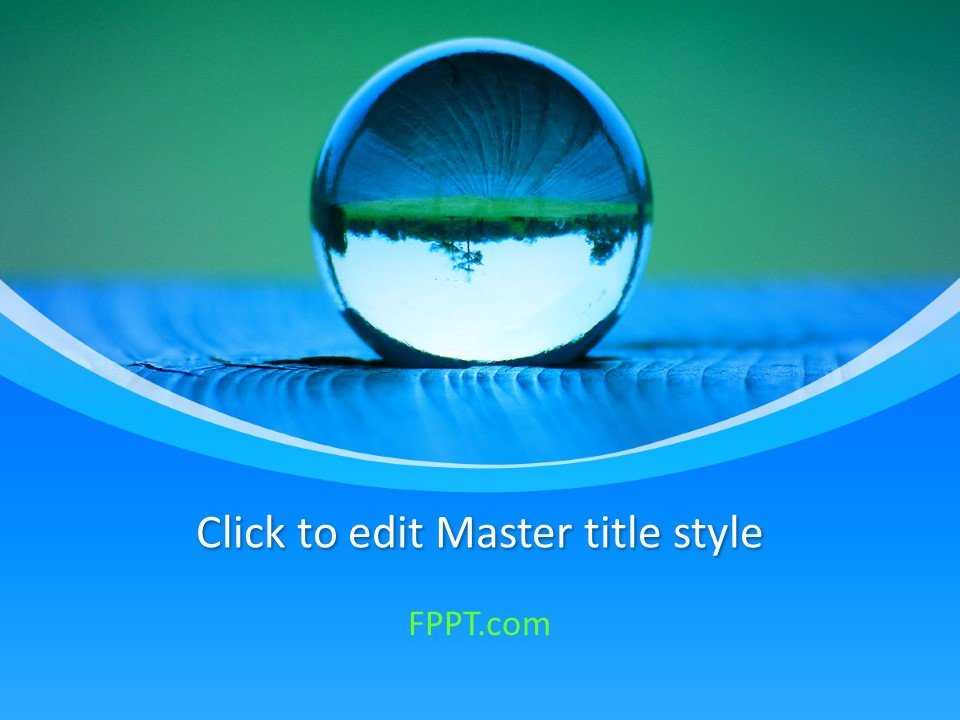 Liquid Drop PowerPoint Template