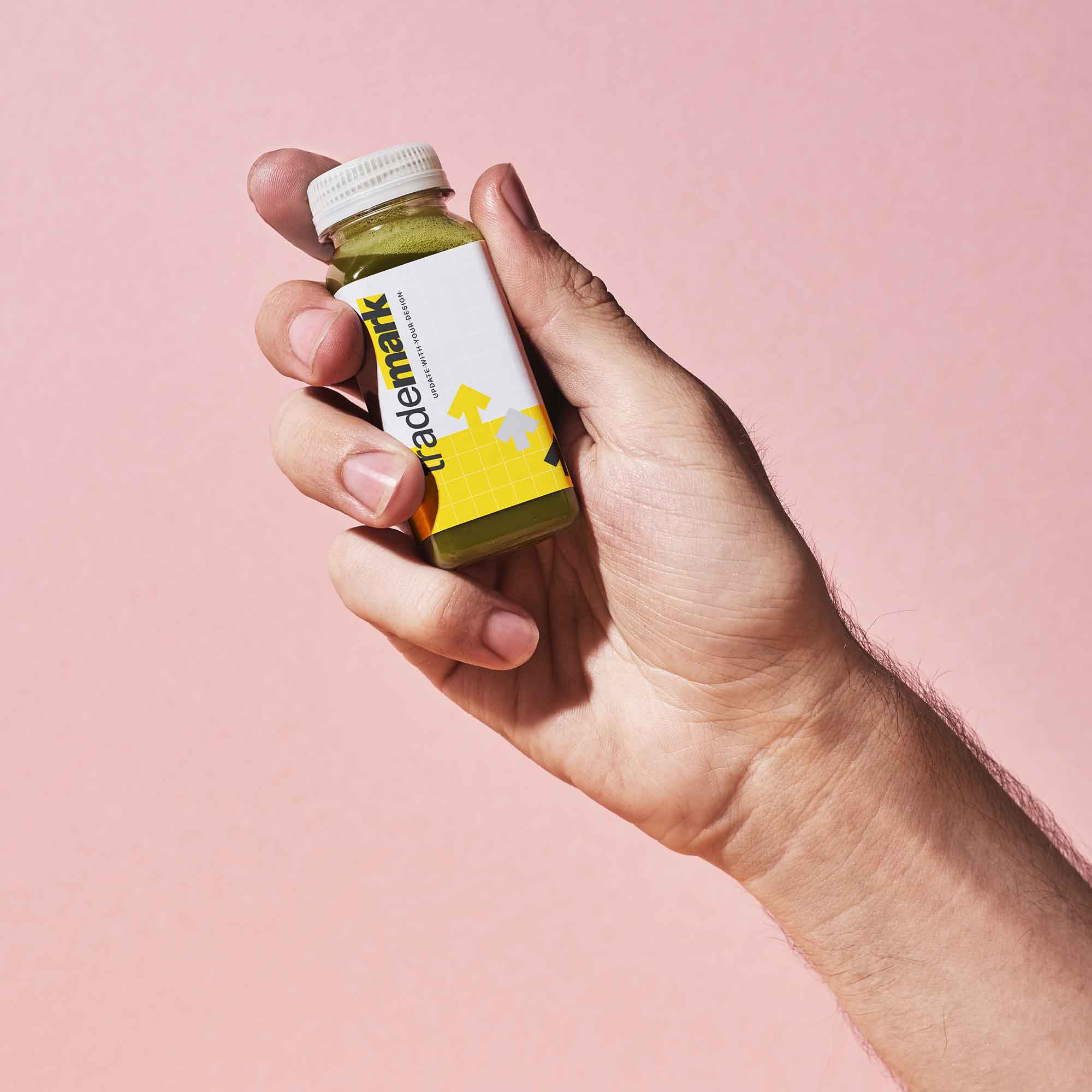 Liquid Medicine Bottle Mockup (PSD)