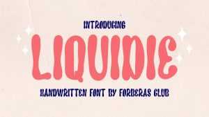 Liquidie Font › Fontesk
