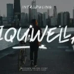 Liquwella Brush Font