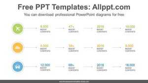 List Circle Flow PowerPoint Diagram