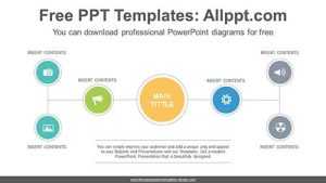 List Circles Flow PowerPoint Diagram