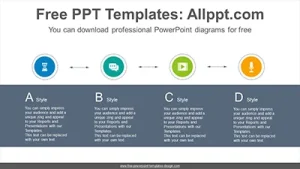 List circles flow PowerPoint Diagram Template