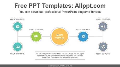 List Circles Flow PowerPoint Diagram
