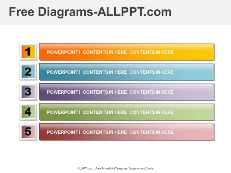 Listing and Agenda Diagram PPT