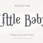 Little Baby Serif Font