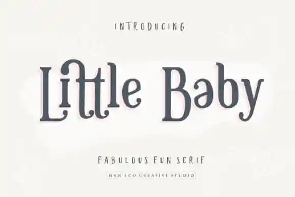 Little Baby Serif Font