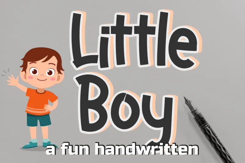Little Boy Font