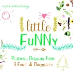 Little Funny - Include 4 Font