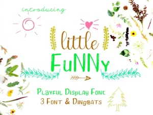 Little Funny - Include 4 Font
