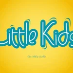 Little Kids Display Font