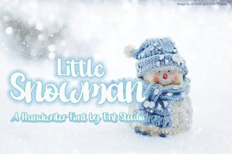 Little Snowman Script Font