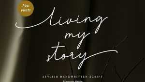 Living My Story Font › Fontesk