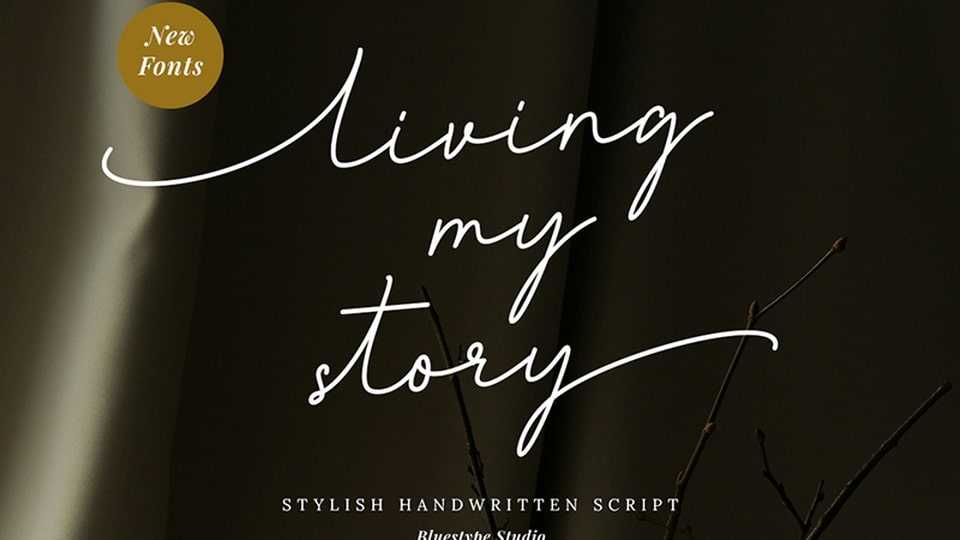 Living My Story Font › Fontesk