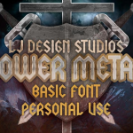 LJ Power Metal Personal Use - Fonte Grátis LJ Power Metal Personal Use