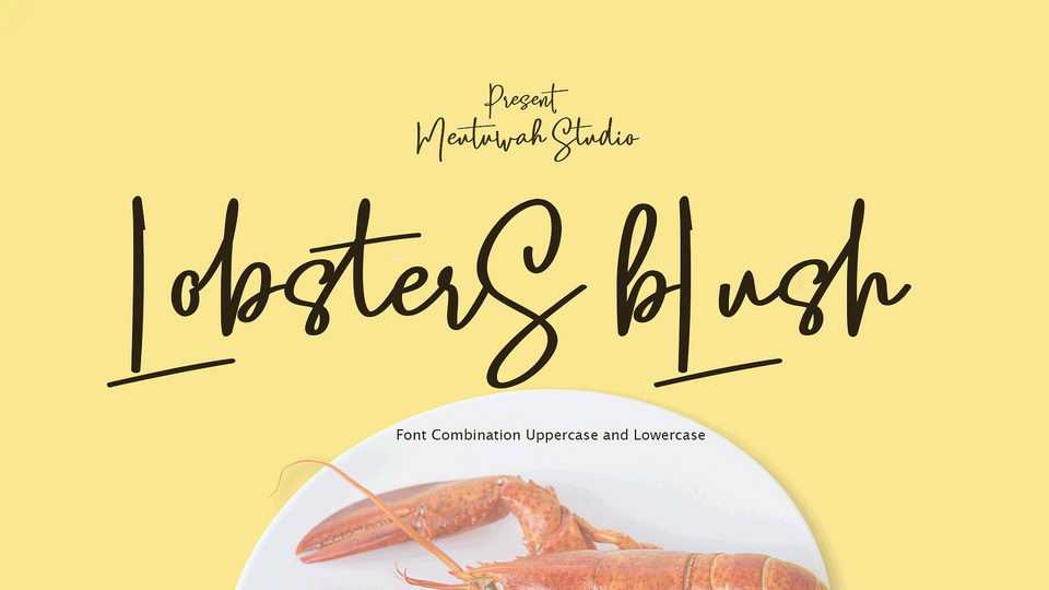 Lobsters Blush Font › Fontesk