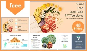Local Food PowerPoint Templates