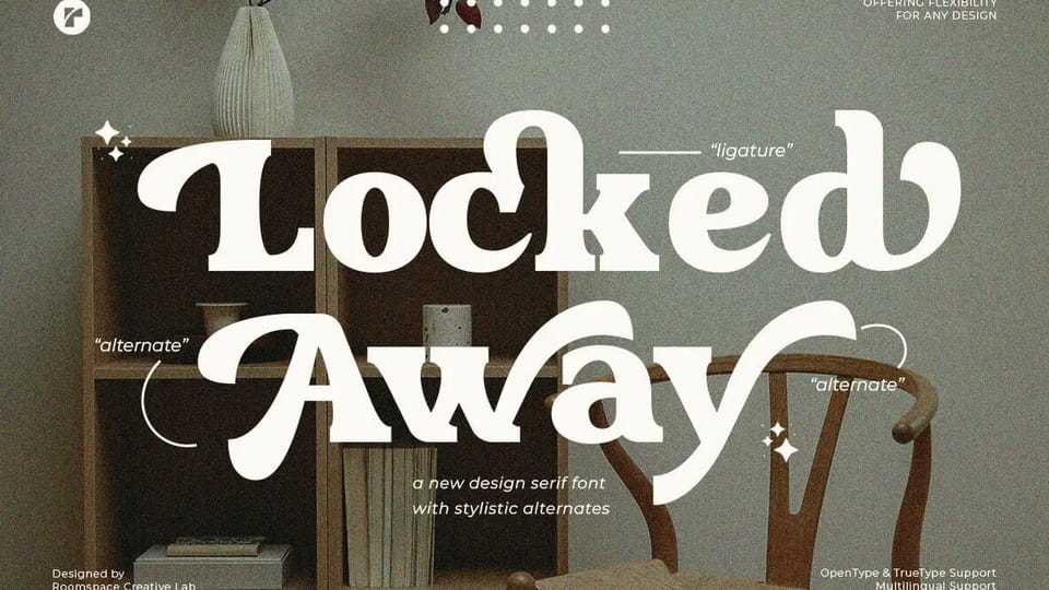 Locked Away Font › Fontesk