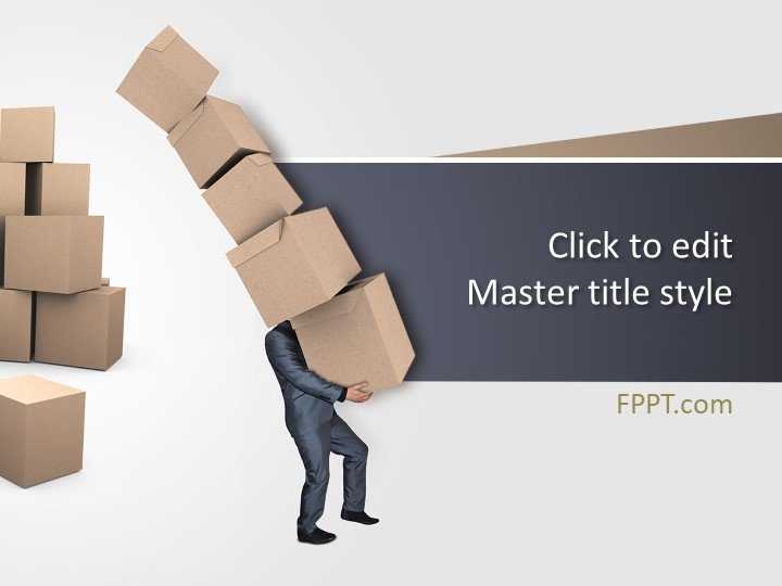 Logistics Box PowerPoint Template