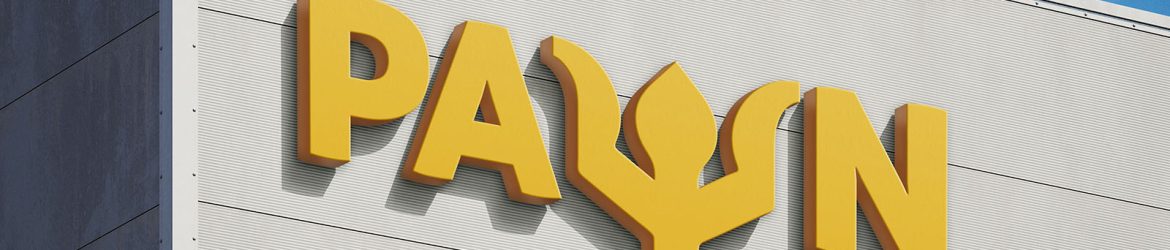 Logo on building mockup
