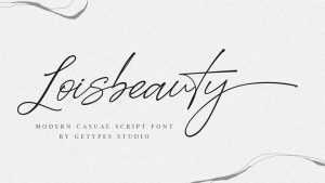 Loisbeauty Script Font › Fontesk