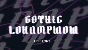 Lokampwow Gothic Font › Fontesk