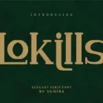 Lokills Serif Font - Fonte Grátis Lokills Serif Font