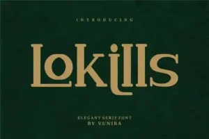 Lokills Serif Font