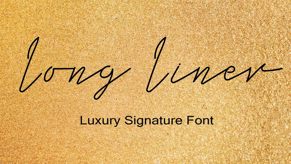 Long Liner Signature Font › Fontesk