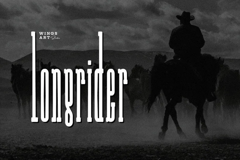 Long Rider Slab Serif Font