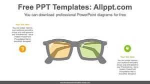 Looking Glasses PowerPoint Diagram