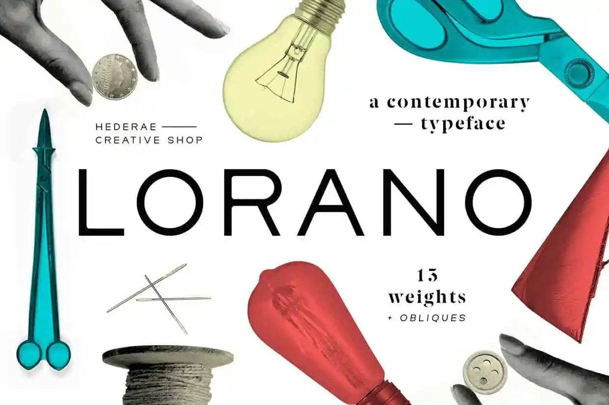 Lorano Typeface