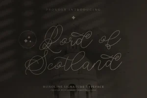 Lord of Scotland Font