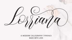 Lorriana Script Font › Fontesk