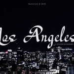 Los Angeles - Modern Script Font - Fonte Grátis Los Angeles - Modern Script Font