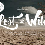 Lost in Wild Font - Fonte Grátis Lost in Wild Font