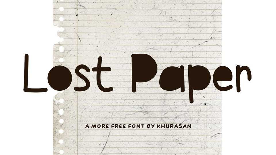 Lost Paper Font › Fontesk