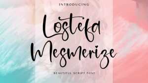 Lostefa Mesmerize Font › Fontesk