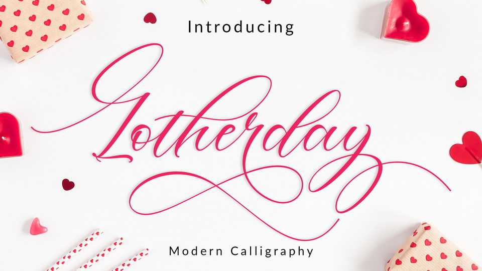 Lotherday Script Font › Fontesk