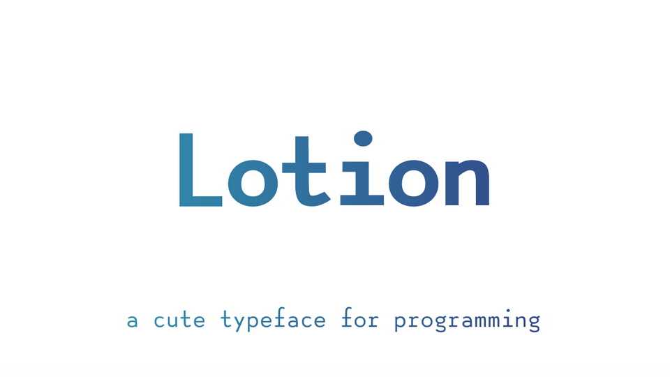 Lotion Font Family › Fontesk