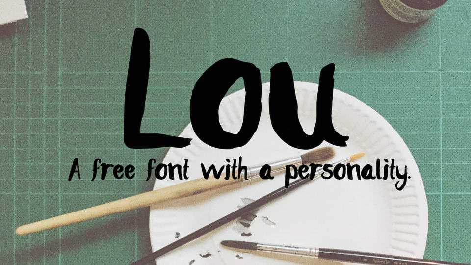 Lou Watercolor Font › Fontesk