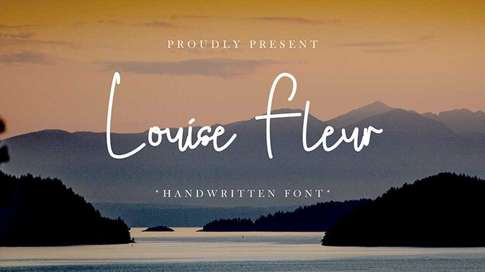 Louise Fleur Font › Fontesk